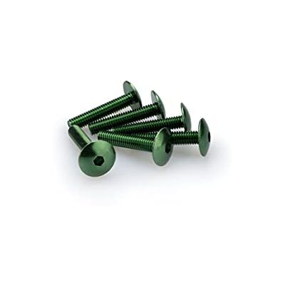 Puig 3995V Schnellverschraubung aus Aluminium mit sicherem Befestigungssystem für schnelles Montieren und Demontieren der Verkleidung, Grün Puig 3995V Schnellverschraubung aus Aluminium mit sicherem Befestigungssystem für schnelles Montieren und Demontieren der Verkleidung, Grün