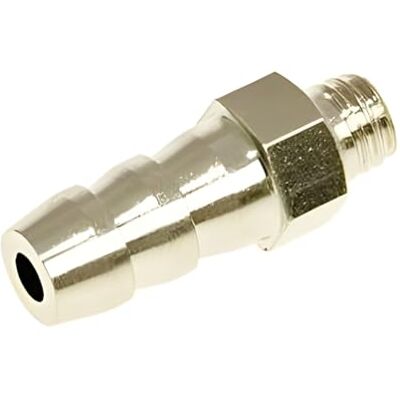 Artist 101-Octane: M5 Unterdruckanschluss für 6mm Schlauch, Silber, Schraubbarer Unterdruckanschluss, Verbinder, Vakuumanschluss Artist 101-Octane: M5 Unterdruckanschluss für 6mm Schlauch, Silber, Schraubbarer Unterdruckanschluss, Verbinder, Vakuumanschluss