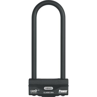ABUS Třmenový zámek Granit Power 58/140HBIII – silný zámek motocyklu s dvojitým zamykáním – bezpečnostní úroveň 18–210 mm výška třmenu ABUS Třmenový zámek Granit Power 58/140HBIII – silný zámek motocyklu s dvojitým zamykáním – bezpečnostní úroveň 18–210 mm výška třmenu