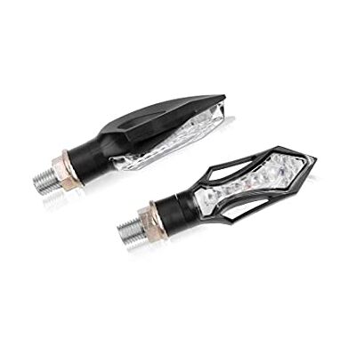 Puig 9946N LED blinkr schválený černým krytem a tónovaným sklem, kompaktní a aerodynamický design pro motocykl, černý Puig 9946N LED blinkr schválený černým krytem a tónovaným sklem, kompaktní a aerodynamický design pro motocykl, černý
