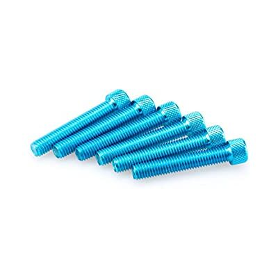 Puig 0540A Schnellverschraubung aus Aluminium mit sicherem Befestigungssystem für schnelles Montieren und Demontieren der Verkleidung, Blau Puig 0540A Schnellverschraubung aus Aluminium mit sicherem Befestigungssystem für schnelles Montieren und Demontieren der Verkleidung, Blau
