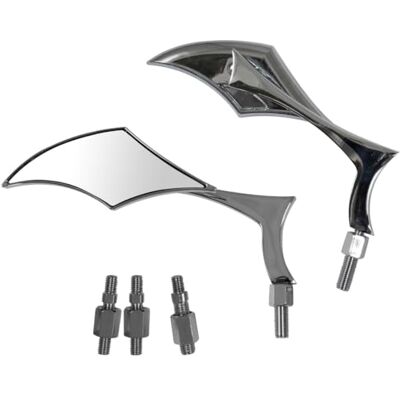 A-Pro Rearview Custom Mirrors Style Motocykl Chrome Motorbike ruční A-Pro Rearview Custom Mirrors Style Motocykl Chrome Motorbike ruční