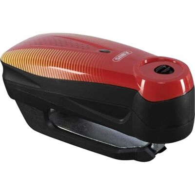 ABUS Zámek na brzdový kotouč Detecto 7000 RS1 – zámek motocyklu s alarmem – sonic red ABUS Zámek na brzdový kotouč Detecto 7000 RS1 – zámek motocyklu s alarmem – sonic red