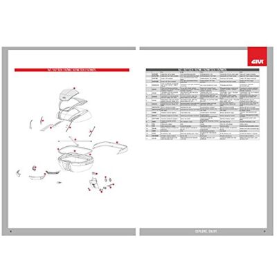 Givi Z790R Koffer Dichtungsgummi für B33/37/47/V47/V40/B360, Schwarz, Größe 40 Givi Z790R Koffer Dichtungsgummi für B33/37/47/V47/V40/B360, Schwarz, Größe 40
