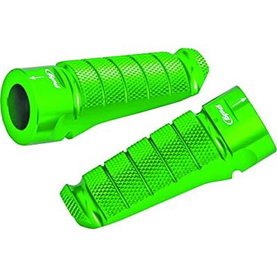 Puig 6301V Fahrer-Fußrastenadapter aus Aluminium, präzisionsgefräst mit eloxierter Oberfläche und millimetergenauer Verstellung für eine exakte Montage, Grün Puig 6301V Fahrer-Fußrastenadapter aus Aluminium, präzisionsgefräst mit eloxierter Oberfläche und millimetergenauer Verstellung für eine exakte Montage, Grün
