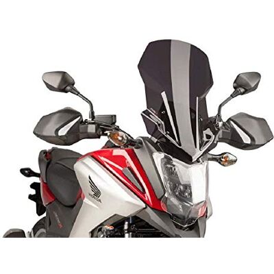 Puig 8910N vysoká aerodynamická turistická deska ze 4mm CNC akrylu se zaobleným profilem, plochou horní hranou a deflektory pro lepší ochranný účinek, černé Puig 8910N vysoká aerodynamická turistická deska ze 4mm CNC akrylu se zaobleným profilem, plochou horní hranou a deflektory pro lepší ochranný účinek, černé