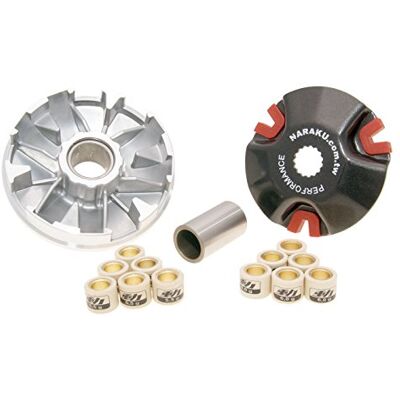 NARAKU Variomatik Racing V.2 16 mm pro CPI, Keeway, Čína 2taktní, stříbrná NARAKU Variomatik Racing V.2 16 mm pro CPI, Keeway, Čína 2taktní, stříbrná