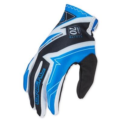 O'NEAL Cyklistické rukavice & motokrosové rukavice Vault Glove Racewear I MX MTB Motocross Enduro I Unisex motocyklové rukavice pánské a dámské I velmi silná přilnavost I černá modrá I velikost M O'NEAL Cyklistické rukavice & motokrosové rukavice Vault Glove Racewear I MX MTB Motocross Enduro I Unisex motocyklové rukavice pánské a dámské I velmi silná přilnavost I černá modrá I velikost M