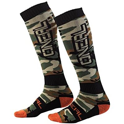 O'NEAL Motokrosové ponožky Motokrosové ponožky Enduro Materiál absorbující pot, zesílená oka, odolný materiál PRO MX Sock WOODS CAMO černozelené One Size O'NEAL Motokrosové ponožky Motokrosové ponožky Enduro Materiál absorbující pot, zesílená oka, odolný materiál PRO MX Sock WOODS CAMO černozelené One Size