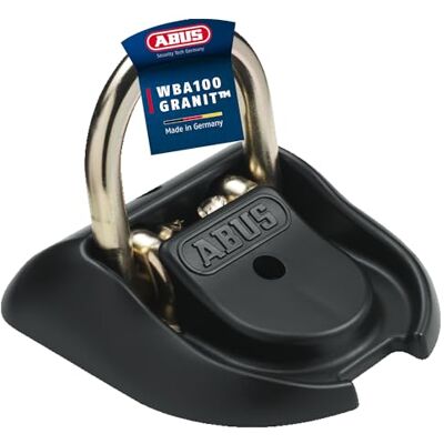 ABUS upevňovací kotva WBA 100, černá, 160/165 mm, 27161. ABUS upevňovací kotva WBA 100, černá, 160/165 mm, 27161.