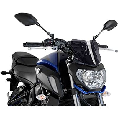 Puig 9666F Naked New Generation sportovní a aerodynamické, z 3mm akrylu se zvýšeným tvarem pro zlepšení ochrany při současně optimálním vidění, tmavé tónování Puig 9666F Naked New Generation sportovní a aerodynamické, z 3mm akrylu se zvýšeným tvarem pro zlepšení ochrany při současně optimálním vidění, tmavé tónování