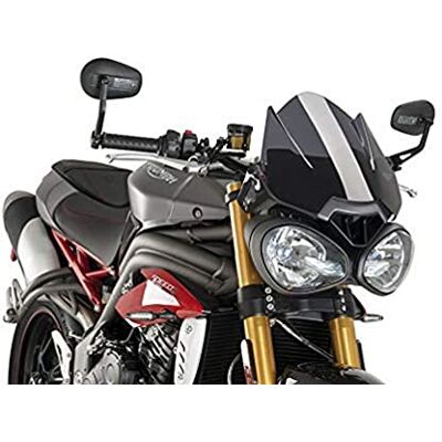 Puig 8929F Naked New Generation sportovní a aerodynamické, z akrylu 3 mm se zvýšeným tvarem pro zlepšení ochrany při současně optimálním vidění, tmavé tónování Puig 8929F Naked New Generation sportovní a aerodynamické, z akrylu 3 mm se zvýšeným tvarem pro zlepšení ochrany při současně optimálním vidění, tmavé tónování