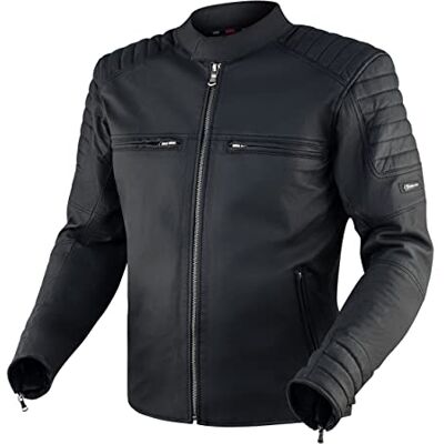 REBELHORN Hunter Pro Pánská motocyklová bunda kůže CE úroveň 2 chrániče loktů a ramen 2 větrací kanály 4 kapsy REBELHORN Hunter Pro Pánská motocyklová bunda kůže CE úroveň 2 chrániče loktů a ramen 2 větrací kanály 4 kapsy