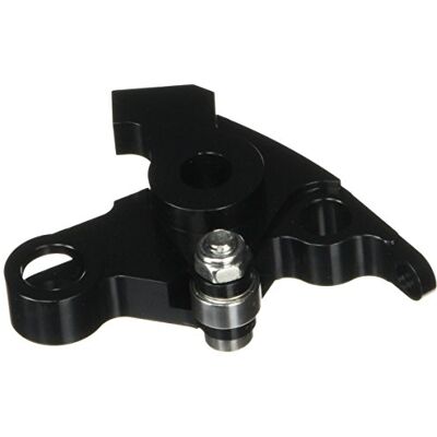 Puig 5449N Hebeladapter aus anodisiertem Ergal-7075-Aluminium, präzisionsgefräst für Hebelsystem mit exakter Passform und hoher mechanischer Festigkeit, Schwarz Puig 5449N Hebeladapter aus anodisiertem Ergal-7075-Aluminium, präzisionsgefräst für Hebelsystem mit exakter Passform und hoher mechanischer Festigkeit, Schwarz