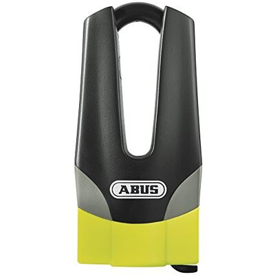 ABUS Zámek na brzdový kotouč Granit Quick 37/60 Maxi + Mini Zámek na motocykl s bezpečnostní úrovní 15 11 mm silný třmen výška třmenu 50 mm, žlutá ABUS Zámek na brzdový kotouč Granit Quick 37/60 Maxi + Mini Zámek na motocykl s bezpečnostní úrovní 15 11 mm silný třmen výška třmenu 50 mm, žlutá