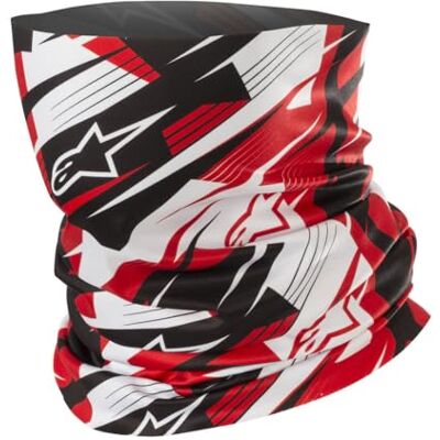Alpinestars Blurred Neck Tube, zimní hadice na krk pro pány i dámy, ohřívač krku, větruodolná, ohřívač šíje pro jízdu na motocyklu, jízdu na kole, běh, lyžování, černá/červená, jednotná velikost Alpinestars Blurred Neck Tube, zimní hadice na krk pro pány i dámy, ohřívač krku, větruodolná, ohřívač šíje pro jízdu na motocyklu, jízdu na kole, běh, lyžování, černá/červená, jednotná velikost