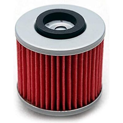 HifloFiltro HIFLO olejový filtr HF145 MZ/Cagiva, červeno-stříbrný HifloFiltro HIFLO olejový filtr HF145 MZ/Cagiva, červeno-stříbrný