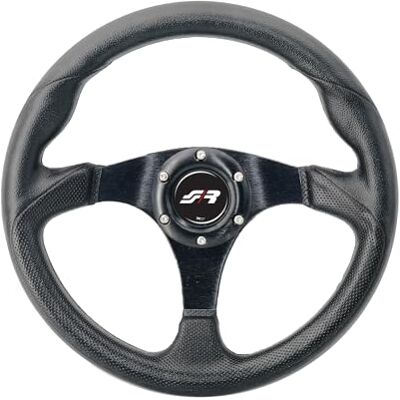 Simoni Racing BPU320N Barchetta Universal Steering Wheel, Schwarz Simoni Racing BPU320N Barchetta Universal Steering Wheel, Schwarz