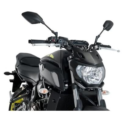 Puig 1439J New Generation Sport Plus z vysoce pevného ABS s aerodynamickým designem pro ochranu a nahý vzhled, matná černá Puig 1439J New Generation Sport Plus z vysoce pevného ABS s aerodynamickým designem pro ochranu a nahý vzhled, matná černá