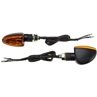 Puig 4175N LED blinkr schválený černým krytem a tónovaným sklem, kompaktní a aerodynamický design pro motocykl, černý Puig 4175N LED blinkr schválený černým krytem a tónovaným sklem, kompaktní a aerodynamický design pro motocykl, černý