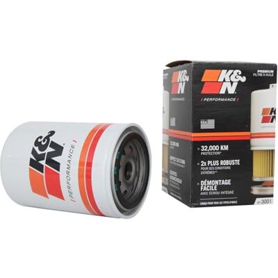 K&N Olejový filtr patrona 93x145mm kompatibilní s Ford, Sterling Truck, Volkswagen, Audi, Mercury, Toyota, Land Rover, Dodge (HP-3001), bílý K&N Olejový filtr patrona 93x145mm kompatibilní s Ford, Sterling Truck, Volkswagen, Audi, Mercury, Toyota, Land Rover, Dodge (HP-3001), bílý