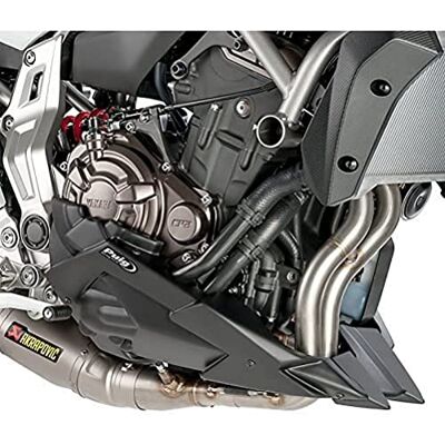 Puig 7022J Aerodynamické obložení motoru (spoiler) pro motocykl, vyrobeno z vysoce pevného ABS a hliníku se sportovním designem a ochranou motoru, matná černá Puig 7022J Aerodynamické obložení motoru (spoiler) pro motocykl, vyrobeno z vysoce pevného ABS a hliníku se sportovním designem a ochranou motoru, matná černá