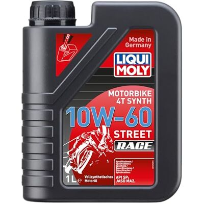 Liqui Moly Motorbike 4T Synth 10W-60 Street Race 1 l Motocykl 4taktní olej výr. č.: 1525 Liqui Moly Motorbike 4T Synth 10W-60 Street Race 1 l Motocykl 4taktní olej výr. č.: 1525