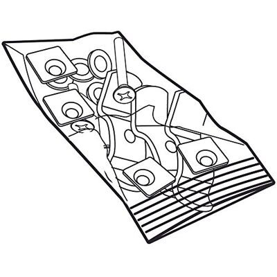 Shad d1b40bor Schraubenmaterial Grill Truhe SH40, Schwarz Shad d1b40bor Schraubenmaterial Grill Truhe SH40, Schwarz