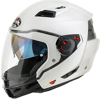 MOTOTOPGUN Airoh Helma Crossover Executive Color s dvojitým hledím M bílá, bílá MOTOTOPGUN Airoh Helma Crossover Executive Color s dvojitým hledím M bílá, bílá