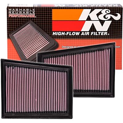 K&N Vzduchový filtr 33-2940: Vysoký výkon, prémie, omyvatelný, náhradní K&N Vzduchový filtr 33-2940: Vysoký výkon, prémie, omyvatelný, náhradní