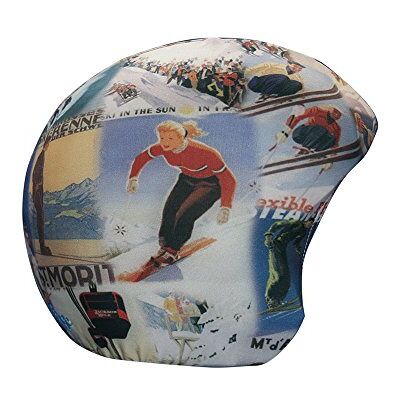 Coolcasc Vintage Univerzální zakrytí lyžařské helmy Přizpůsobte si lyžařskou helmu svého dítěte veselým a roztomilým ochranným obalem příslušenství pro snowboard a lyže jednotná velikost Coolcasc Vintage Univerzální zakrytí lyžařské helmy Přizpůsobte si lyžařskou helmu svého dítěte veselým a roztomilým ochranným obalem příslušenství pro snowboard a lyže jednotná velikost