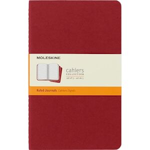 Moleskine Zápisníky Cahier od (lepenková vazba), sada 3 kusů Large/A5 Moleskine Zápisníky Cahier od (lepenková vazba), sada 3 kusů Large/A5