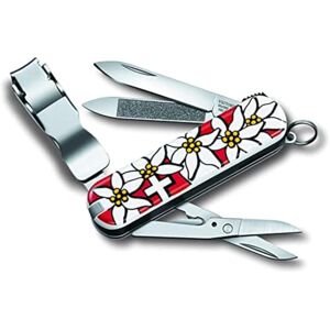 Victorinox Švýcarský kapesní nůž, Nail Clip 580, multitool, manikúra, pedikúra, 8 funkcí, malá čepel, pilník na nehty, protěž Victorinox Švýcarský kapesní nůž, Nail Clip 580, multitool, manikúra, pedikúra, 8 funkcí, malá čepel, pilník na nehty, protěž