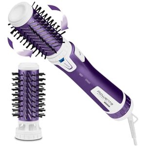 Rowenta Rotující kartáč na teplý vzduch Brush Activ Volume & Shine, keramický povrch, 2 hlavice kartáčů, s ochranným pouzdrem, 3 rychlostní stupně, studený stupeň, rotační vysoušeč vlasů, fialová, Rowenta Rotující kartáč na teplý vzduch Brush Activ Volume & Shine, keramický povrch, 2 hlavice kartáčů, s ochranným pouzdrem, 3 rychlostní stupně, studený stupeň, rotační vysoušeč vlasů, fialová,