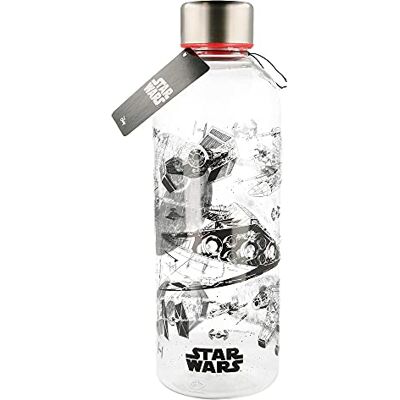 Stor Star Wars 850 ml opakovaně použitelná plastová láhev na vodu 850 ml, černá Stor Star Wars 850 ml opakovaně použitelná plastová láhev na vodu 850 ml, černá