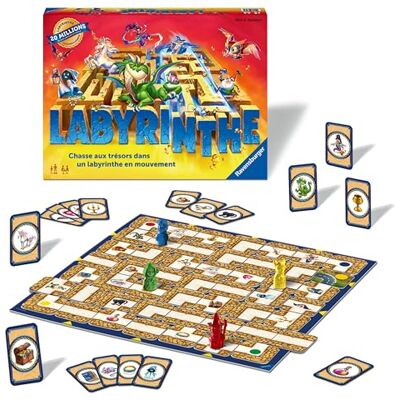 Ravensburger Labyrinth Klasická desková hra Rodinné puzzle 2 až 4 hráči od 7 let 26743 francouzská verze Ravensburger Labyrinth Klasická desková hra Rodinné puzzle 2 až 4 hráči od 7 let 26743 francouzská verze