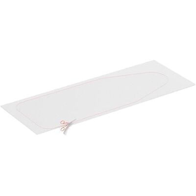 Colombo Mollettone Polstrování žehlicí prkno 140 x 45 cm bílá Colombo Mollettone Polstrování žehlicí prkno 140 x 45 cm bílá