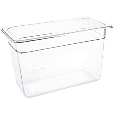 Vogue U235 Polycarbonat GN-Behälter, 1/3 Größe Vogue U235 Polycarbonat GN-Behälter, 1/3 Größe