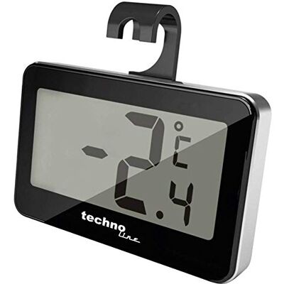 techno line Technoline Teploměr do chladničky WS 7012, černo-stříbrný, 6,6 x 1,0 x 4,2 cm, šedý techno line Technoline Teploměr do chladničky WS 7012, černo-stříbrný, 6,6 x 1,0 x 4,2 cm, šedý