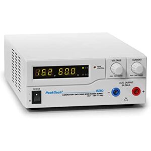 PeakTech P 1530 – laboratorní napájecí zdroj DC 1-16 V / 0-60 A s 3místným LED displejem, DC spínací zdroje, napájení, 3 předvolby pro hodnoty proudu a napětí, ochrana proti přetížení 200~240 V AC PeakTech P 1530 – laboratorní napájecí zdroj DC 1-16 V / 0-60 A s 3místným LED displejem, DC spínací zdroje, napájení, 3 předvolby pro hodnoty proudu a napětí, ochrana proti přetížení 200~240 V AC