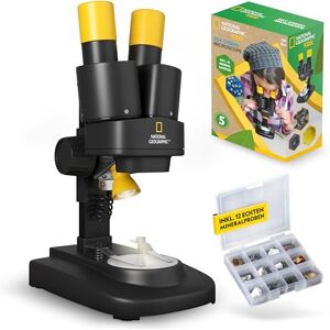 National Geographic Stereo 3D mikroskop s 20násobným zvětšením a osvětlením osvětlení pro děti a dospělé pro pozorování kamenů, mincí, hmyzu a mnoha dalších National Geographic Stereo 3D mikroskop s 20násobným zvětšením a osvětlením osvětlení pro děti a dospělé pro pozorování kamenů, mincí, hmyzu a mnoha dalších