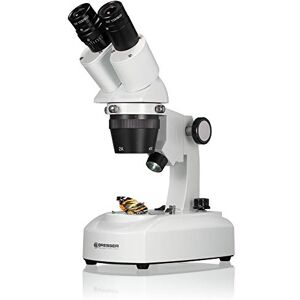 Bresser 3D stereo osvětlení průsvitný, mikroskop Researcher ICD LED 20x-80x s tubusem otočným o 360°, LED osvětlení s provozem na baterie nebo ze sítě, pro trojrozměrná pozorování Bresser 3D stereo osvětlení průsvitný, mikroskop Researcher ICD LED 20x-80x s tubusem otočným o 360°, LED osvětlení s provozem na baterie nebo ze sítě, pro trojrozměrná pozorování
