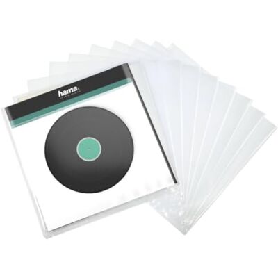 Hama 00181430 LP-vnější pouzdro, 10 kusů, průhledné Hama 00181430 LP-vnější pouzdro, 10 kusů, průhledné