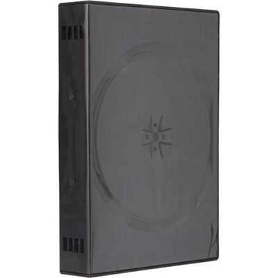 MEDIARANGE DVD kožené pouzdro na 10 disků, 33 mm, černé, balení 3 ks, BOX35 MEDIARANGE DVD kožené pouzdro na 10 disků, 33 mm, černé, balení 3 ks, BOX35