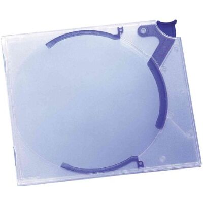 Durable CD-box QuickfliP pro 1 CD, balení po 5 kusech, transparentní/modrý, 526706 Durable CD-box QuickfliP pro 1 CD, balení po 5 kusech, transparentní/modrý, 526706