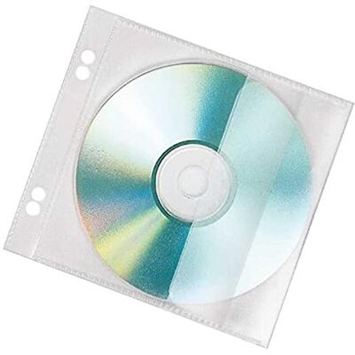 VELOFLEX Obaly na CD pro založení na 1 CD, balení 10 ks VELOFLEX Obaly na CD pro založení na 1 CD, balení 10 ks