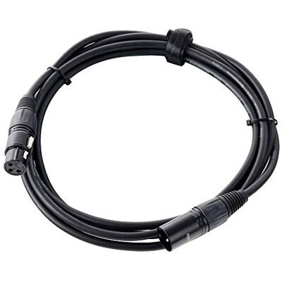 Pronomic Stage XFXM-2. 5 Kabel mikrofonu Vysoce kvalitní symetrický audio kabel se stabilními XLR konektory, spolehlivý přenos signálu pro jeviště, studio, DJ & Recording délka 2,5 m černý Pronomic Stage XFXM-2. 5 Kabel mikrofonu Vysoce kvalitní symetrický audio kabel se stabilními XLR konektory, spolehlivý přenos signálu pro jeviště, studio, DJ & Recording délka 2,5 m černý
