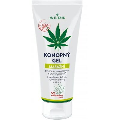 Alpa Cannabis Masážny Gél, 100 Ml Alpa Cannabis Masážny Gél, 100 Ml