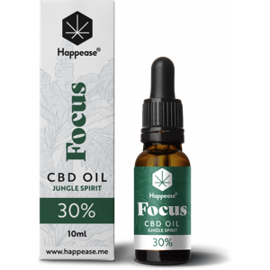 Happease Focus Cbd Olej Jungle Spirit, 30% Cbd, 3000 Mg, 10 Ml Happease Focus Cbd Olej Jungle Spirit, 30% Cbd, 3000 Mg, 10 Ml
