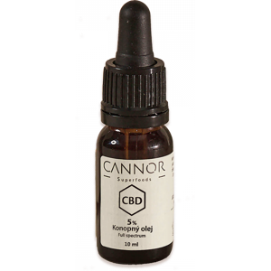 Cannor Cbd Konopný Olej Plného Spektra 5%, 500 Mg, 10 Ml Cannor Cbd Konopný Olej Plného Spektra 5%, 500 Mg, 10 Ml